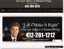 Tablet Screenshot of odaylawfirm.com